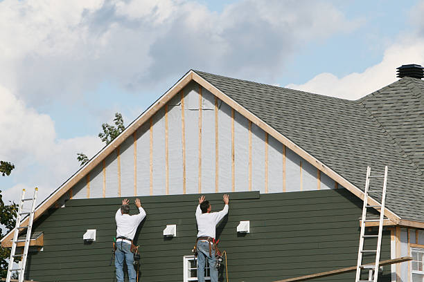 Professional Siding Inspection technician working in Highland, MD
